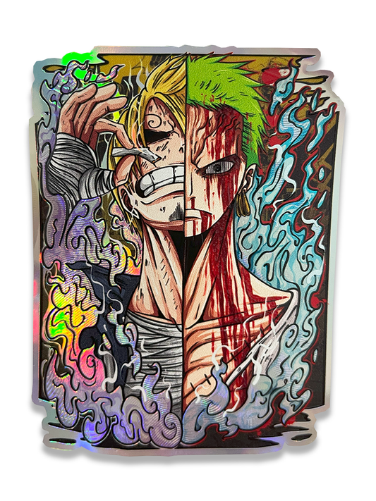 Split Face Zoro Sanji